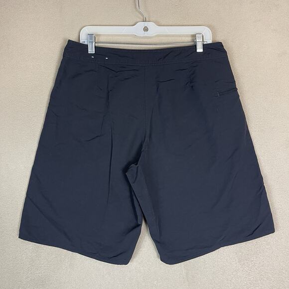 Patagonia Short Mens 34 Black Drawstring Waist Zip Pocket Regular Board Short - Picture 10 of 11